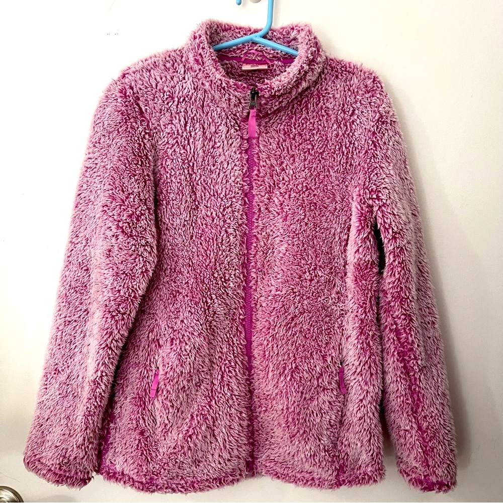 32 Degrees Heat Kids Fleece Pink Fleece zip up size Large